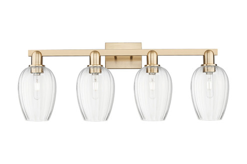 Arcadia Four Light Bath Vanity in Champagne Bronze (405|716-4W-CB-G457-6CL)