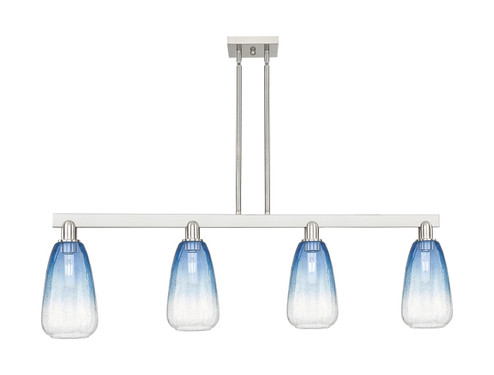 Arcadia Four Light Island Pendant in Brushed Satin Nickel (405|716-4I-SN-G480-6SB)