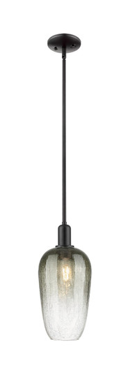 Arcadia One Light Pendant in Matte Black (405|716-1S-BK-G484-7SL)