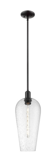 Arcadia One Light Mini Pendant in Matte Black (405|716-1S-BK-G456-8SDY)