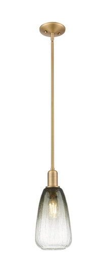 Arcadia One Light Mini Pendant in Brushed Brass (405|716-1S-BB-G480-6SL)