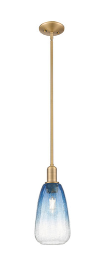 Arcadia One Light Mini Pendant in Brushed Brass (405|716-1S-BB-G480-6SB)