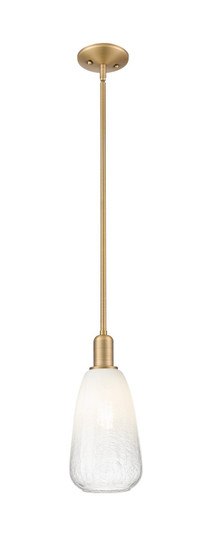 Arcadia One Light Mini Pendant in Brushed Brass (405|716-1S-BB-G480-6OP)