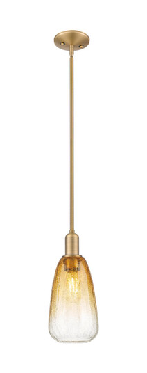 Arcadia One Light Mini Pendant in Brushed Brass (405|716-1S-BB-G480-6AM)