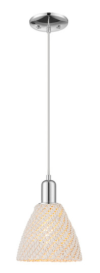 Arcadia One Light Mini Pendant in Polished Chrome (405|716-1P-PC-NBD-75-NAT)