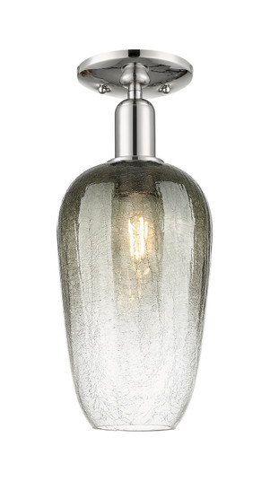 Arcadia One Light Semi-Flush Mount in Polished Nickel (405|716-1C-PN-G484-7SL)