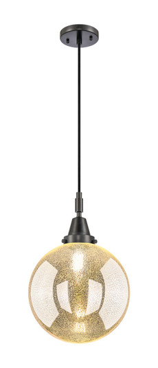 Caden One Light Pendant in Matte Black (405|447-1P-BK-G208-10)