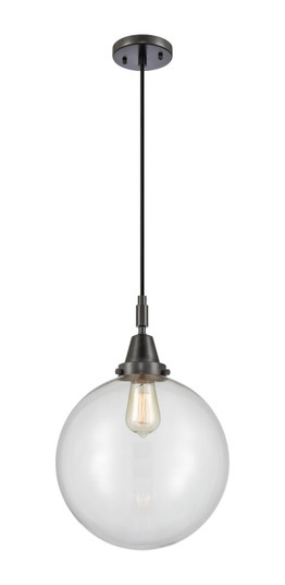 Caden One Light Mini Pendant in Matte Black (405|447-1P-BK-G202-12)