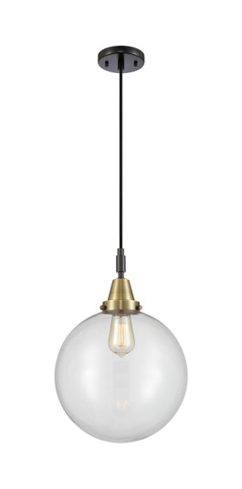 Caden One Light Pendant in Black Antique Brass (405|447-1P-BAB-G202-12)