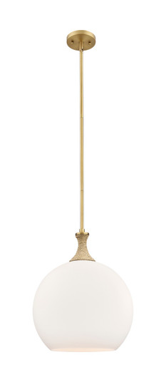 Ballston One Light Pendant in Brushed Brass (405|415-1SR-BB-G121-14)