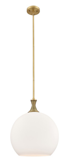 Ballston One Light Pendant in Brushed Brass (405|415-1S-BB-G121-14)