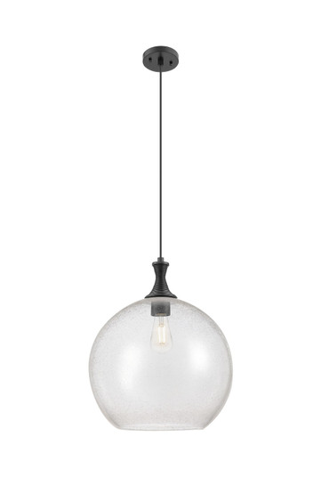 Ballston One Light Pendant in Matte Black (405|415-1P-BK-G124-12)
