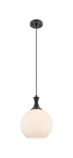 Ballston One Light Pendant in Matte Black (405|415-1P-BK-G121-10)