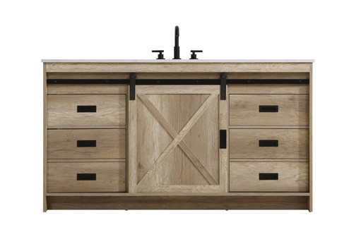 Austin Bathroom Vanity in Natural Oak (173|VF90560NT)