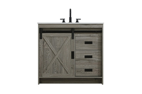 Austin Bathroom Vanity in Rustic Grey (173|VF90536RG)