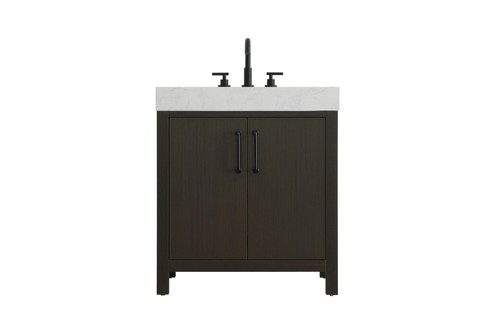 Nathan Bathroom Vanity in Mocha Brown (173|VF60630MMB)
