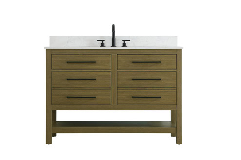 Karson Bathroom Vanity in Chestnut Brown (173|VF60548MCB-BS)