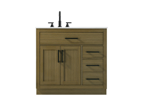 Alden Bathroom Vanity in Chestnut Brown (173|VF29736MCB)