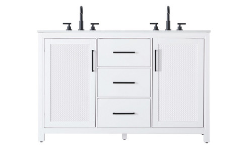 Alina Bathroom Vanity in White (173|VF29554DWH)