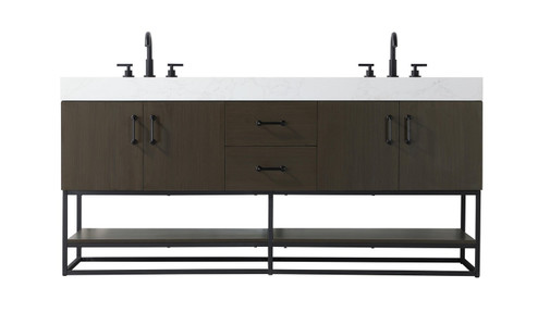 Caroline Bathroom Vanity in Mocha Brown (173|VF29272DMMB)