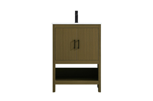 Ira Bathroom Vanity in Chestnut Brown (173|VF25224MCB)
