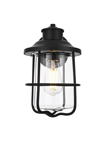 Huxley One Light Outdoor Wall Sconce in Black (173|OD808W12BK)