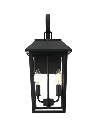 Riggs Two Light Outdoor Wall Sconce in Black (173|OD502W18BK)