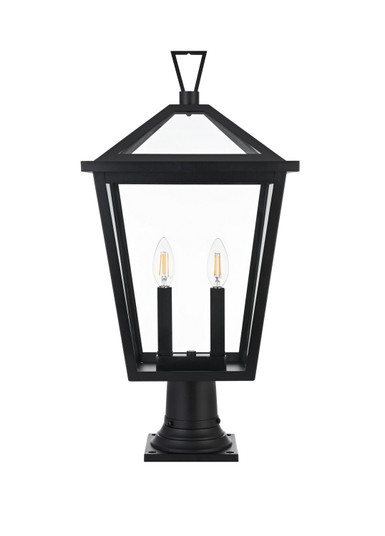 Frankford Two Light Outdoor Post Mount in Black (173|OD334P24BK)