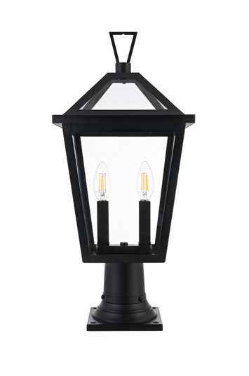 Frankford Two Light Outdoor Post Mount in Black (173|OD334P22BK)