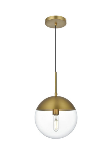 Eclipse One Light Pendant in Satin Gold and Clear (173|LD6033SG)