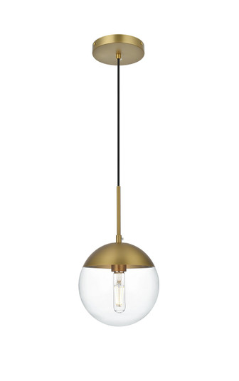 Eclipse One Light Pendant in Satin Gold and Clear (173|LD6027SG)