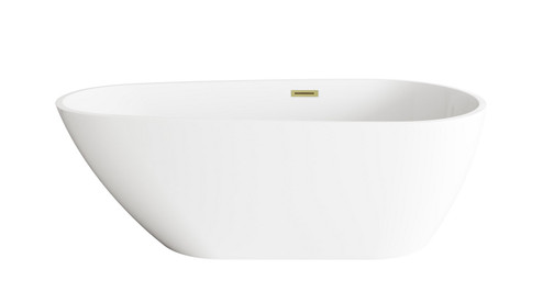 Clinton Bathtub in Glossy White (173|BT30267GW-BGD)