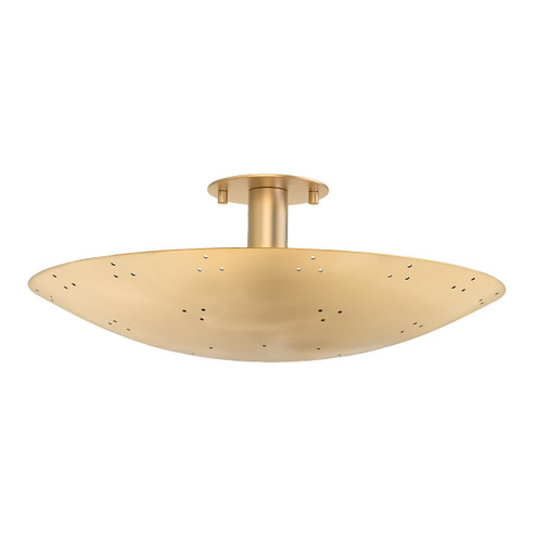 Bern Three Light Flush Mount in Vintage Brass (70|8718-VB)