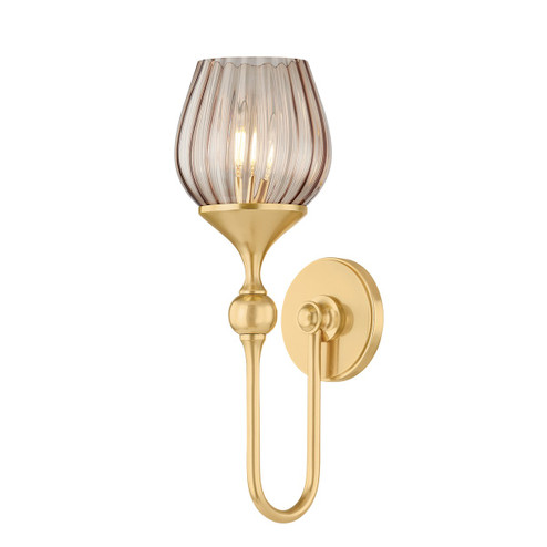 Chatton One Light Wall Sconce in Aged Brass (70|6918-AGB)