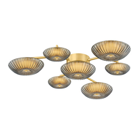 Birmingham LED Flush Mount in Vintage Polished Brass (68|512-41-VPB)