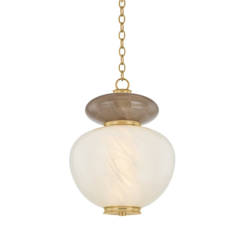 Syros LED Pendant in Vintage Brass (68|498-14-VB)