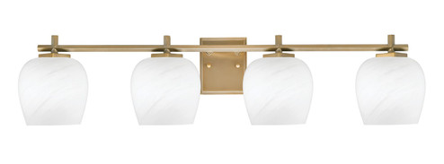 Franklin Four Light Bath Bar in New Age Brass (200|1214-NAB-4811)