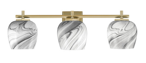 Franklin Three Light Bath Bar in New Age Brass (200|1213-NAB-4819)