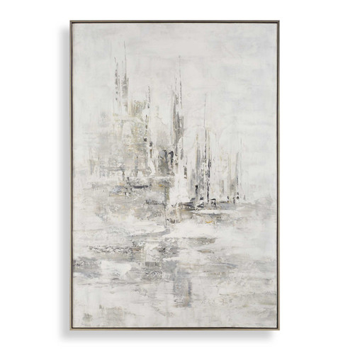 Hours In Silence Abstract Art in Gold (52|32441)