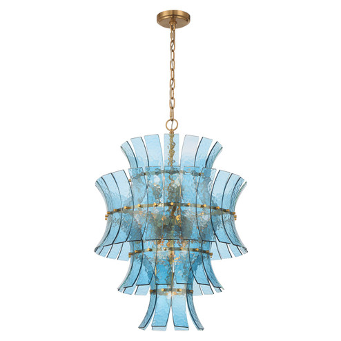 Abigail 13 Light Chandelier in Aged Brass (60|ABI-2006-AG-BL)