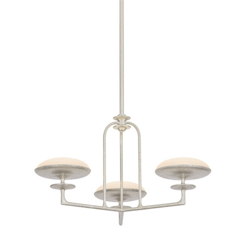 Pacific LED Chandelier in Warm Silver Leaf (67|F2127-WSL)