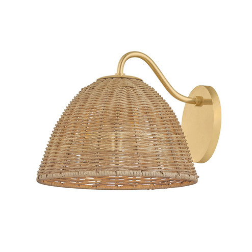 Katniss One Light Wall Sconce in Aged Brass (428|H1081101-AGB)