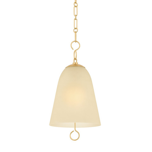 Christine One Light Pendant in Aged Brass (428|H1058701L-AGB)