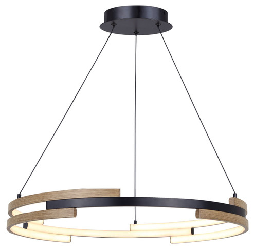 Azria LED Chandelier in Matte Black (387|LCH283A24BKB)