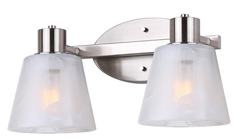 Luelle Two Light Vanity in Brushed Nickel (387|IVL1151A02BN)