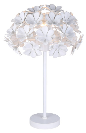 Cassia One Light Table Lamp in White (387|ITL2022B23WH)