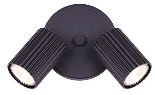 Rexton Two Light Track Lighting in Black (387|ICW1119A02BK10)