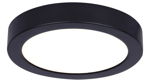 LED Disc Light in Black With Pvc Lens (387|DL-5F-10S-BK-C)