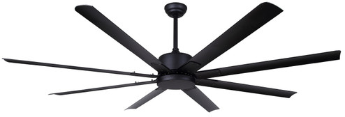Ezra 72'' Ceiling Fan in Black (387|CP72EZR8BK-NLW)
