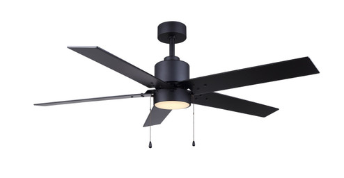 Romy 52''Ceiling Fan in Matte Black (387|CF52ROM5BK-ES)